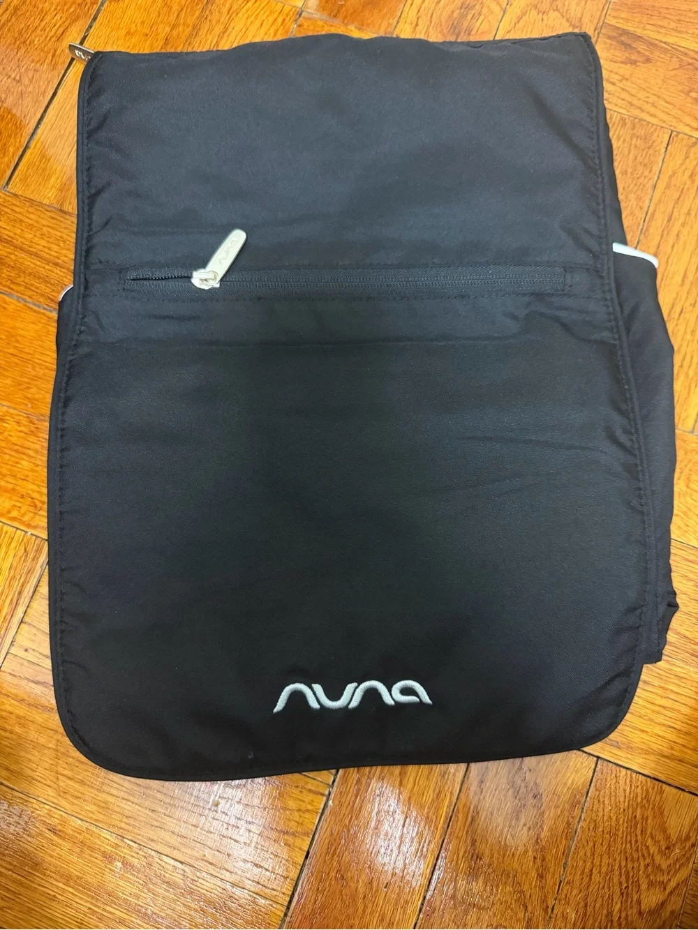 Nuna Black Baby Bag - Stylish Crossbody Diaper Bag